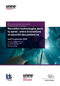 Nouvelles technologies dans la santé : entre innovations et sécurité des patient·es