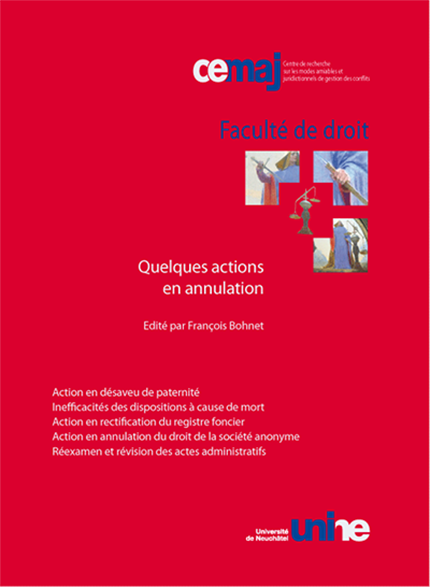 Quelques actions en annulation