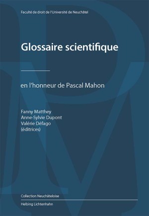 Glossaire scientifique en l'honneur de Pascal Mahon