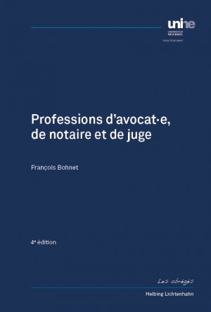 Professions d’avocat·e, de notaire et de juge - 4e éd.